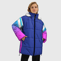 Куртка зимняя женская NEON GRADIENT FITNESS UNIFORM, цвет: 3D-черный — фото 2