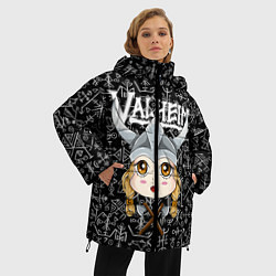 Куртка зимняя женская Valheim Girl, цвет: 3D-светло-серый — фото 2