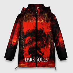 Куртка зимняя женская DARK SOULS GAME STORY, цвет: 3D-черный