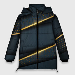 Женская зимняя куртка 3D luxury gold