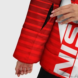 Куртка зимняя женская NISSAN НИССАН СПОРТ, цвет: 3D-светло-серый — фото 2