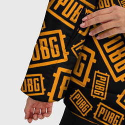 Куртка зимняя женская PUBG ПАБГ УЗОР, цвет: 3D-черный — фото 2