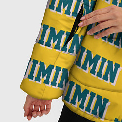 Куртка зимняя женская BTS Jimin, цвет: 3D-черный — фото 2