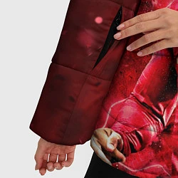 Куртка зимняя женская Криштиану Роналду Португалия, цвет: 3D-светло-серый — фото 2