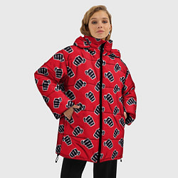 Куртка зимняя женская Кулак, цвет: 3D-черный — фото 2