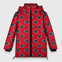 Куртка зимняя женская Fight Club, цвет: 3D-красный