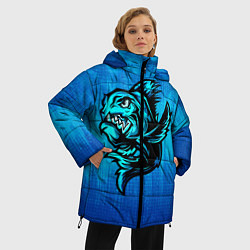 Куртка зимняя женская Пиранья, цвет: 3D-черный — фото 2