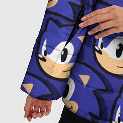 Куртка зимняя женская Sonic pattern, цвет: 3D-черный — фото 2