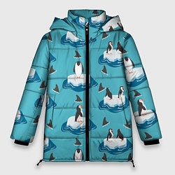 Женская зимняя куртка Пингвины