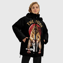Куртка зимняя женская THE DUDE Big Lebowski, цвет: 3D-черный — фото 2