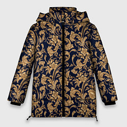Куртка зимняя женская Versace классические узоры, цвет: 3D-черный