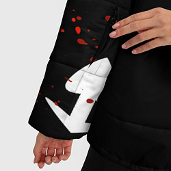 Куртка зимняя женская Плащ Хяккимару, цвет: 3D-черный — фото 2