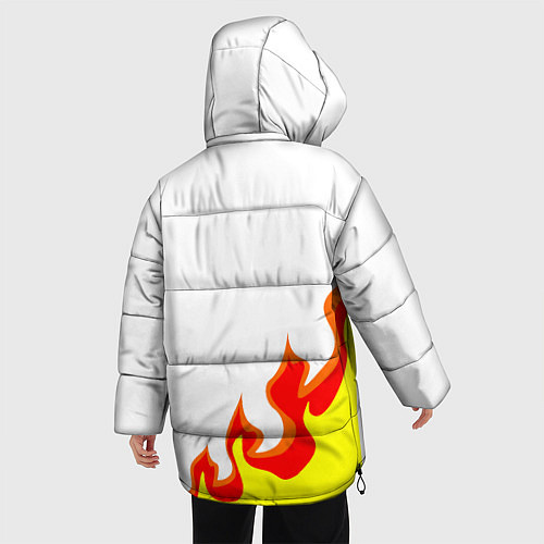 Женская зимняя куртка Огонь / 3D-Черный – фото 4