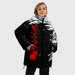 Куртка зимняя женская TOKYO REVENGERS, цвет: 3D-красный — фото 2