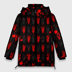 Куртка зимняя женская DEAD SPACE МЁРТВЫЙ КОСМОС, цвет: 3D-красный