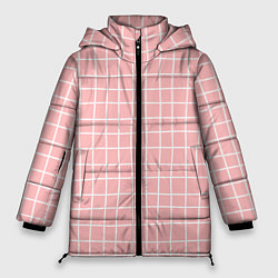 Женская зимняя куртка Клетка волнистая
