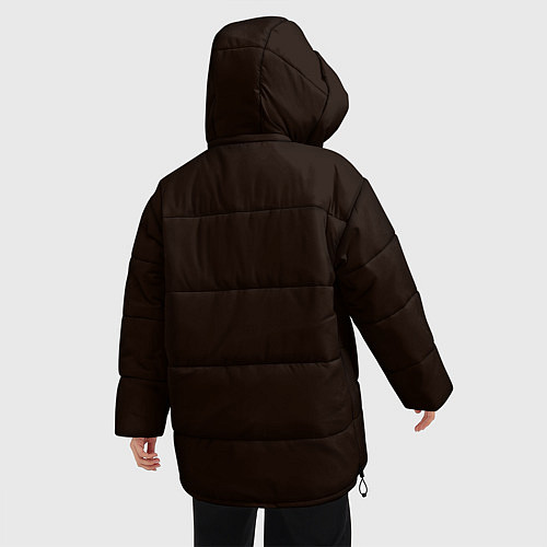 Женская зимняя куртка СВЕТЯЩИЙСЯ BITCOIN / 3D-Черный – фото 4