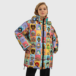 Куртка зимняя женская Toca Life Worl, цвет: 3D-черный — фото 2
