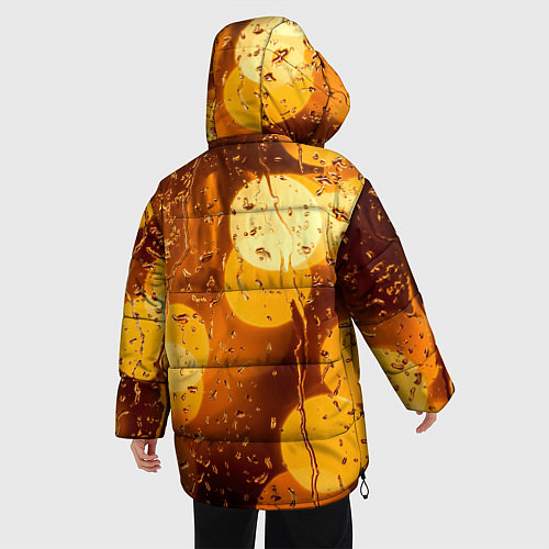 Женская зимняя куртка Дождик золотой / 3D-Черный – фото 4