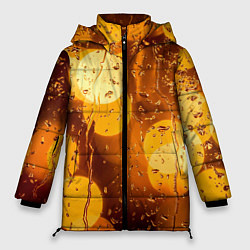 Куртка зимняя женская Дождик золотой, цвет: 3D-черный
