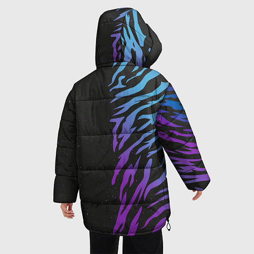Женская зимняя куртка Tiger Neon / 3D-Черный – фото 4