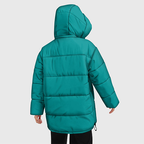 Женская зимняя куртка Игра в кальмара: 067 / 3D-Черный – фото 4