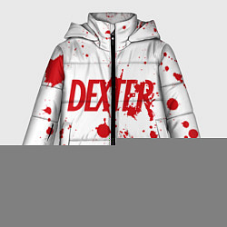 Женская зимняя куртка Dexter logo Декстер брызги крови