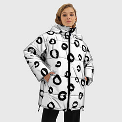 Куртка зимняя женская Леопардовый окрас, цвет: 3D-красный — фото 2