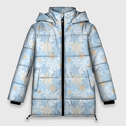 Женская зимняя куртка Узоры Снежинки