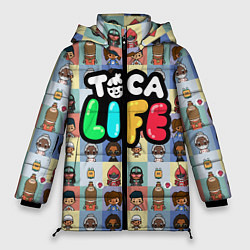 Куртка зимняя женская Toca Life, цвет: 3D-черный