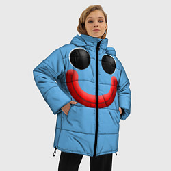 Куртка зимняя женская Huggy Waggy smile, цвет: 3D-красный — фото 2