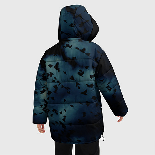 Женская зимняя куртка Flock of birds / 3D-Черный – фото 4