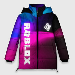 Женская зимняя куртка Роблокс лого х эмблема