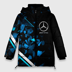 Женская зимняя куртка Mercedes AMG Осколки стекла