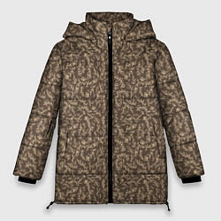 Женская зимняя куртка Растительный осенний фон