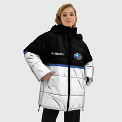Куртка зимняя женская Subaru Два цвета, цвет: 3D-черный — фото 2