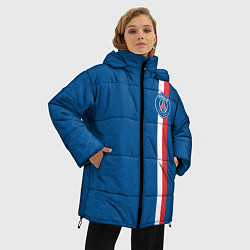 Куртка зимняя женская PSG SPORT STRIPES UNIFORM, цвет: 3D-светло-серый — фото 2
