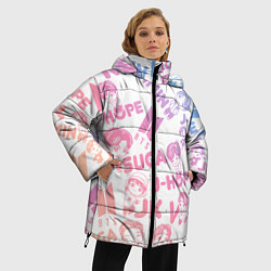 Куртка зимняя женская BTS БТС БИТИЭС УЧАСТНИКИ, цвет: 3D-красный — фото 2
