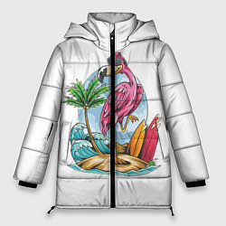 Женская зимняя куртка Фламинго На Острове