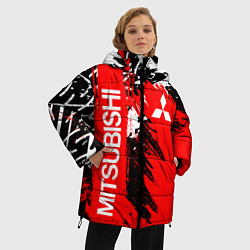 Куртка зимняя женская MITSUBISHI МИЦУБИСИ МИТСУБИСИ МИЦУБИШИ, цвет: 3D-красный — фото 2