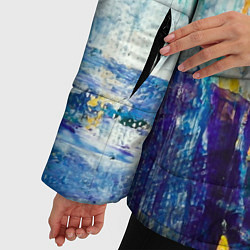Куртка зимняя женская Краской по ткани, цвет: 3D-черный — фото 2