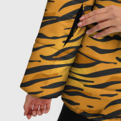 Куртка зимняя женская Тигровый Окрас Tiger, цвет: 3D-черный — фото 2