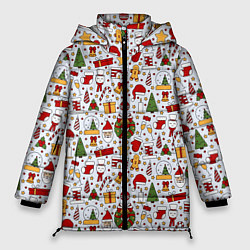 Куртка зимняя женская New Years Mood, цвет: 3D-светло-серый