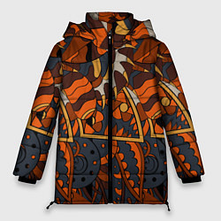 Женская зимняя куртка Абстрактные текстуры