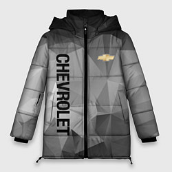 Куртка зимняя женская Chevrolet Geometry, цвет: 3D-черный