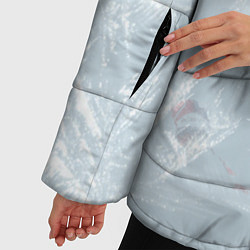 Куртка зимняя женская Washington Capitals Grey Ice theme, цвет: 3D-светло-серый — фото 2