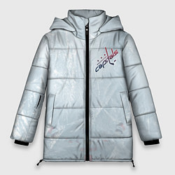 Куртка зимняя женская Washington Capitals Grey Ice theme, цвет: 3D-светло-серый