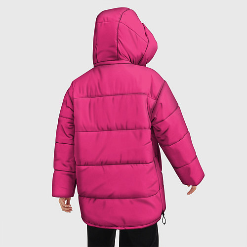 Женская зимняя куртка Mr Beast Gaming Full Print Pink edition / 3D-Светло-серый – фото 4