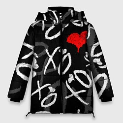 Куртка зимняя женская The Weeknd - XO, цвет: 3D-черный
