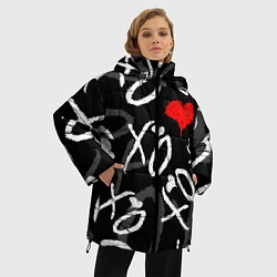 Куртка зимняя женская The Weeknd - XO, цвет: 3D-черный — фото 2